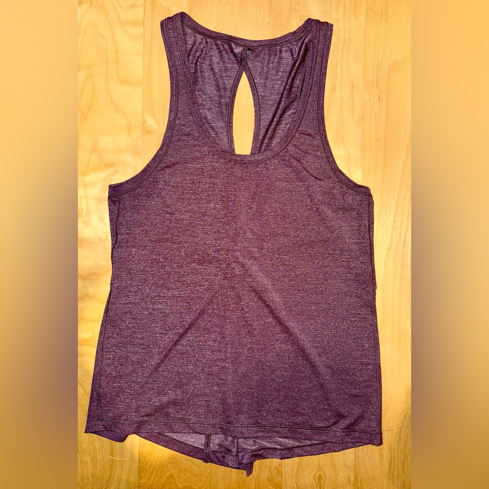 Lululemon Hold & Let Flow Tank in Heathered Black Cherry 🖤🍒 - Picture 7 of 14